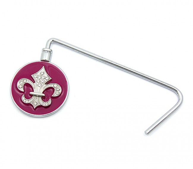 Bag Hanger - Fleur de Lis - Fuchsia - BH-GB480FU